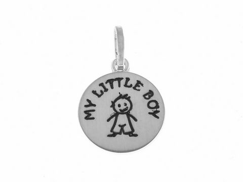 Anhänger My little Boy 925 Sterling Silber Junge