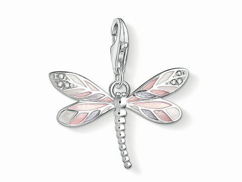 Thomas Sabo - 1516-041-9 - Charm-Anhänger - Libelle - pink