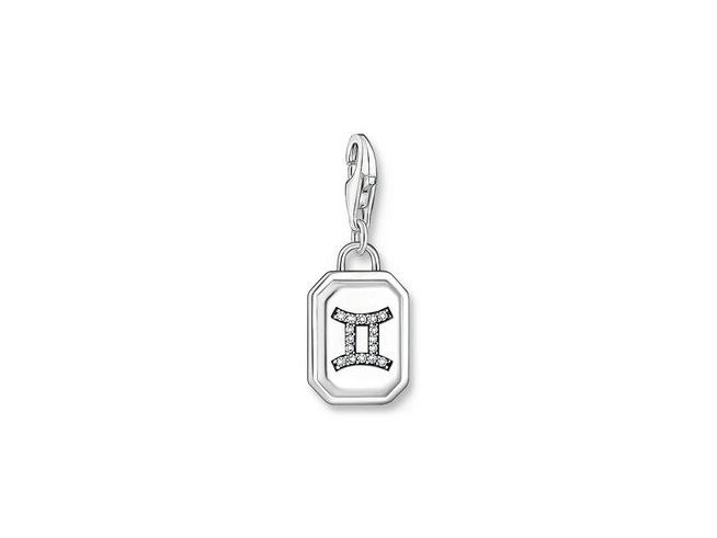 Thomas Sabo 2145-643-21 Charm-Anhänger - Sternzeichen Zwilling - Silber gesch. & Zirkonia