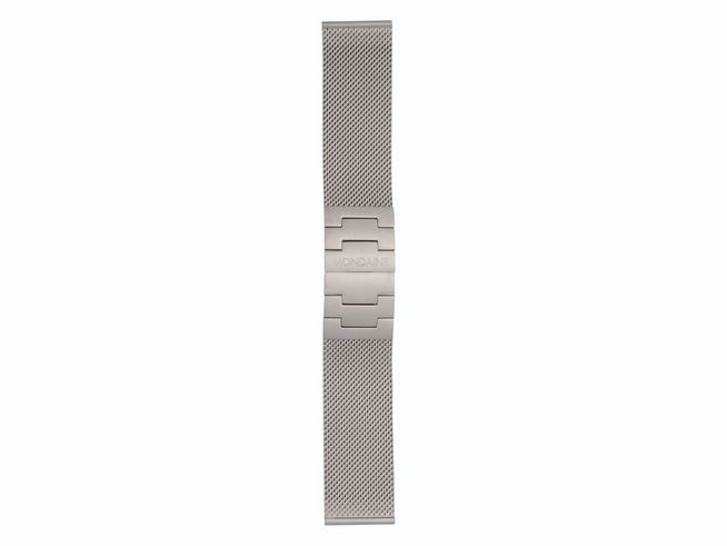 Mondaine Uhren Metallarmband FMM.12622.ST.2.K - Milanaise Edelstahl - 22 mm