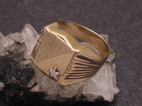 Goldring - Stern - Gold 333 bicolor - Gr. 62