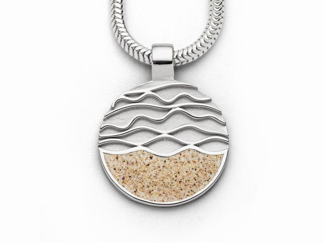 DUR Anhänger Strandwellen - P3033 - Sterling Silber -