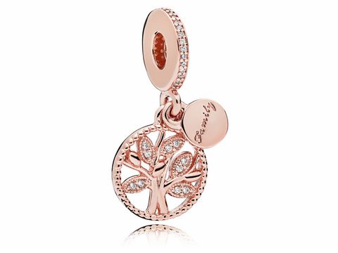 PANDORA 781728CZ - Familien Stammbaum - Charm Anhänger - PANDORA Rose