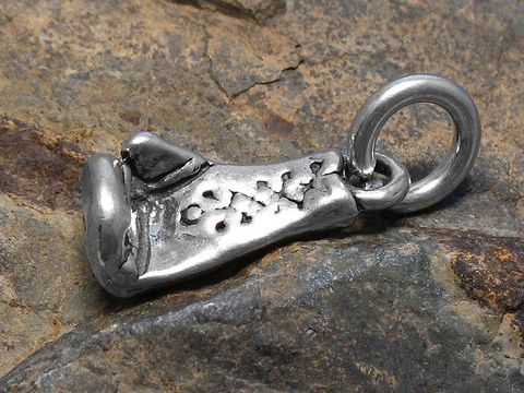 Boxhandschuh - Sterling Silber Anhänger -Box Handschuh-