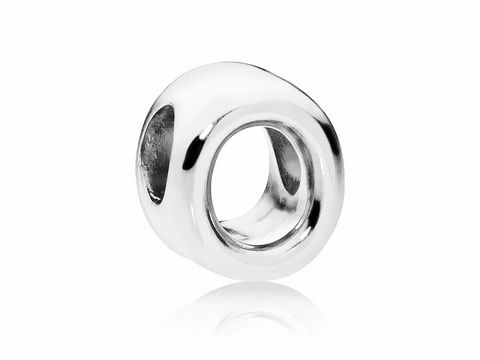 PANDORA - 797469 Charm - Buchstabe O - Letter O - 925 Sterling Silber