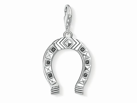 Thomas Sabo - 1560-643-11 - Charm-Anhänger - Hufeisen - schwarz