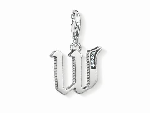 Thomas Sabo - 1603-643-21 - Charm-Anhänger Buchstabe -W- Silber