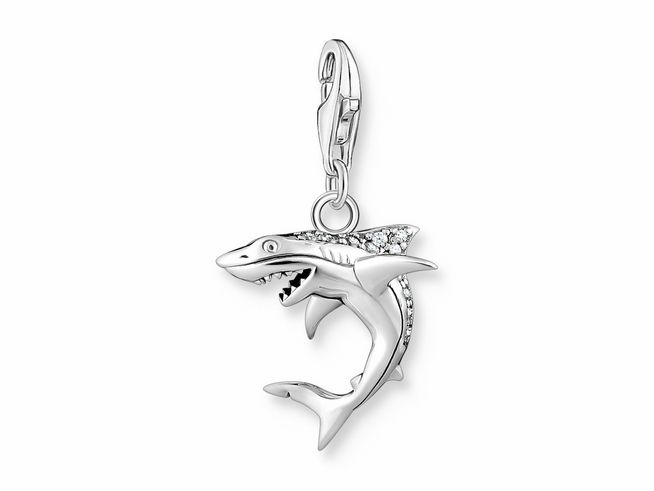 Thomas Sabo charm 1885-643-14 Hai - Sterling Silber geschw. - Zirkonia