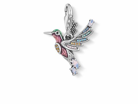 Thomas Sabo 1826-845-7 Silber Charm-Anhänger - Kolibri Vogel