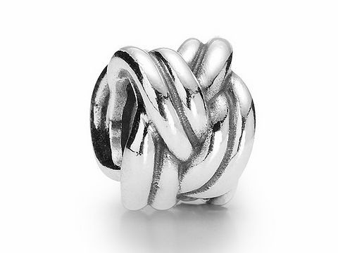 Verschlungener Traum aus 925er Silber von Pandora, kreativ gestalteter Charm mit eleganten, geschwungenen Linien für das Moments Armband, hochwertig verarbeitet und glänzend.