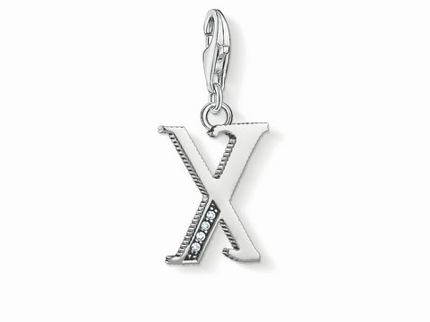 Thomas Sabo - 1604-643-21 - Charm-Anhänger Buchstabe -X- Silber