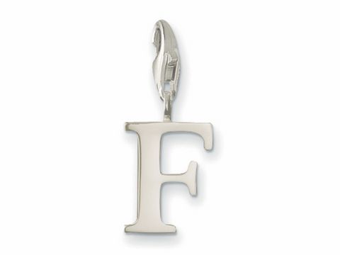 Thomas Sabo - F - Buchstaben charms Anhänger - 0180-001-12 - Silber