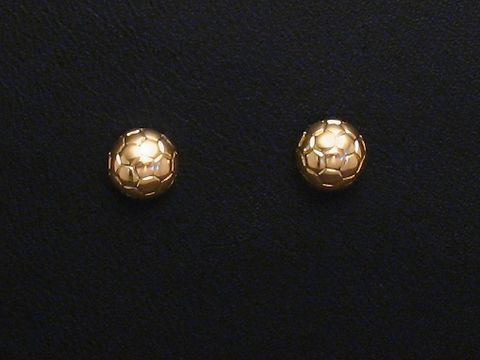 Ohrringe - Kugeldesign - Gold Ohrstecker