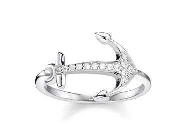 Thomas Sabo TR2234-051-14-48 - Ring - weiß Anker - Gr. 48