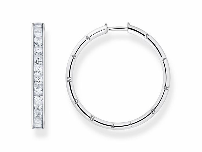 Thomas Sabo Creolen CR671-051-14 Sterling Silber + Zirkonia weiß