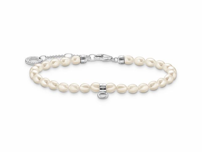 Thomas Sabo Armband A2063-082-14-L19V Sterling Silber - Zuchtperle - 19 cm verstellbar