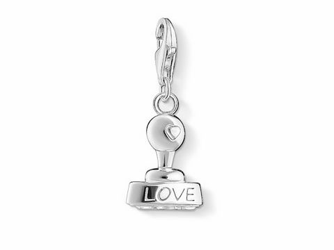 Thomas Sabo charms - Stempel LOVE - 1312-001-12 Sterling Silber - blank