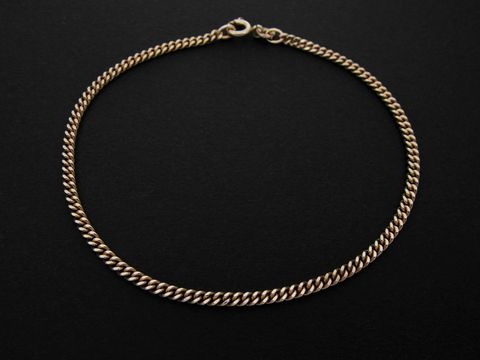 Armband Panzer - 2,5 x 1,3 mm - Gold 333 - 20 cm