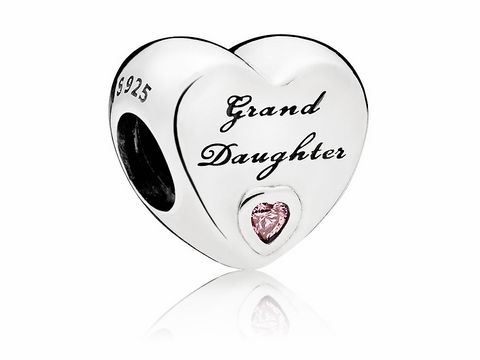 PANDORA - 796261PCZ - Grand Daughter-Herz - Charm - Silber