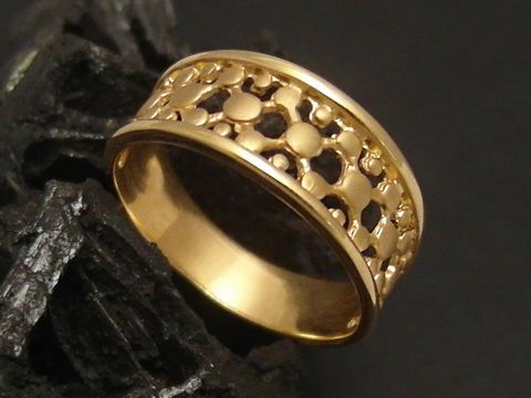 Goldring - originell - Gold 750 - Gr. 55