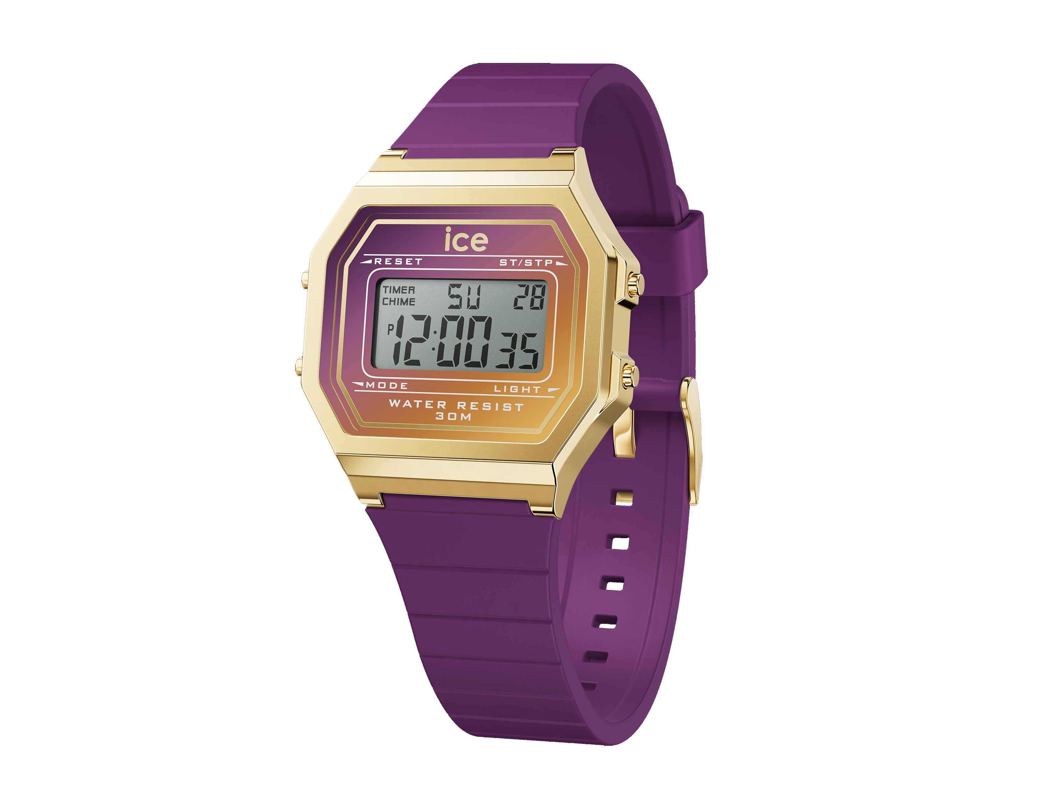 Ice Watch Uhr 023311 - ICE digit retro Violet dusk - Small