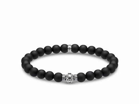 Thomas Sabo A1942-704-11-L19 Armband - Silber - schwarz -19 cm