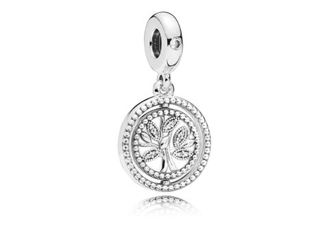 Pandora 797786CZ - Spinning tree of life silver dangle - Lebensbaum