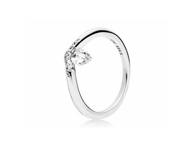 Pandora 197790CZ-64 - klassischer Wishbone-Ring - Sterling Silber - Zirkonia - Gr. 64