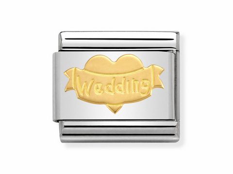 Nomination - 030162 32 Composable Classic - Hochzeitsherzen