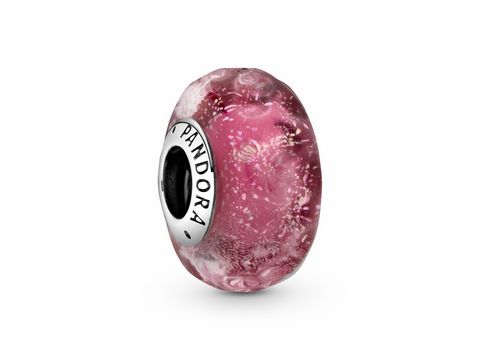 Pandora - Silber - 798872C00 - Charm - Wavy - Wellig - Glass