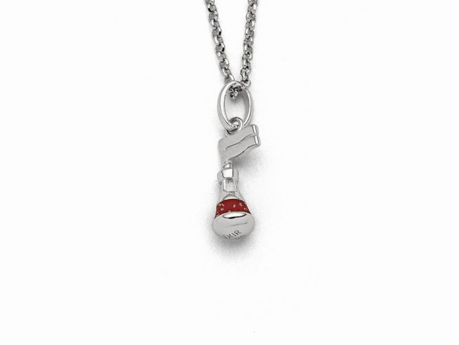 DUR Schmuck K2694 - Sterling Silber Kette Boje Koralle - Koralle - 42 cm