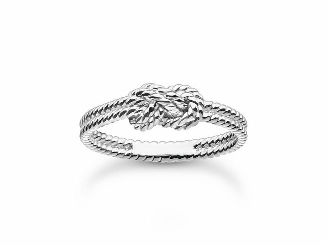 Thomas Sabo Ring TR2399-001-21-48 Knoten Sterling Silber - Gr. 48