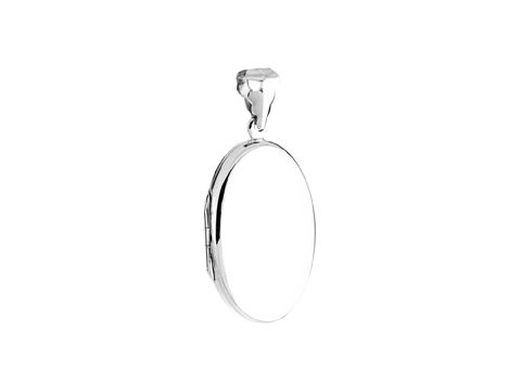 Klassisches Silber Medaillon - Oval - Halsschmuck