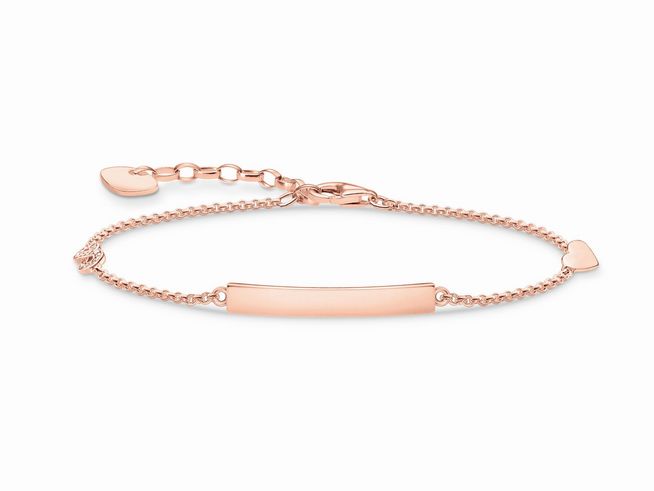 Thomas Sabo A1976-416-40-L19V - Armband - vergoldet Roségold - 16-19 cm