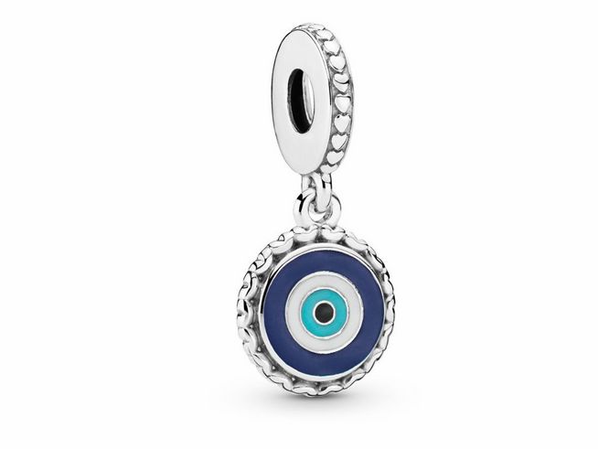 Pandora Silber 792018_E009 - Evil Eye Charm-Anhänger