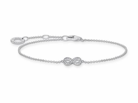 Thomas Sabo Charming Collection - A2003-051-14-L19v - Unendlichkeits-Zeichen - Armband - 16-17,5-19 cm - Silber