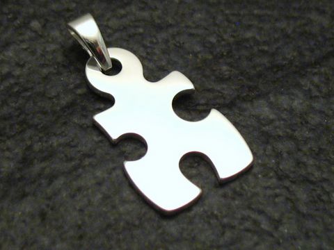 Sterling Silber Anhänger Puzzle