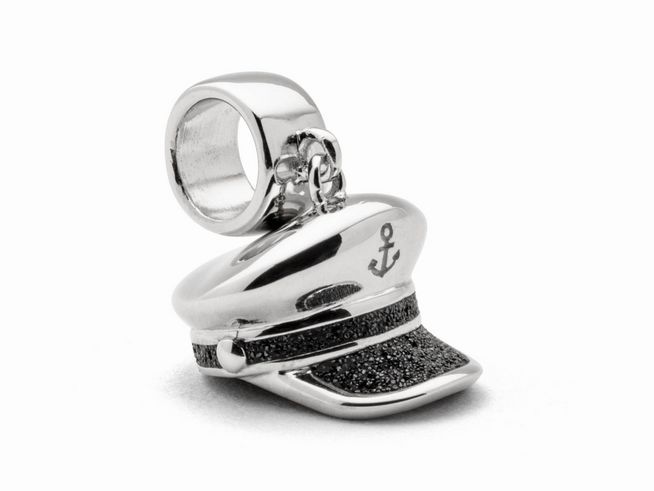 DUR Sonstiges Charm Kapitänsmütze - F266 - Sterling Silber -