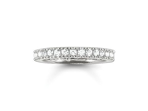 Thomas Sabo - Ring TR1981-051-14-54 Silber + Zirkonia - Gr. 54