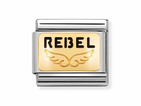 NOMINATION CLASSIC Gold Email REBEL Edelstahl - 030284 36