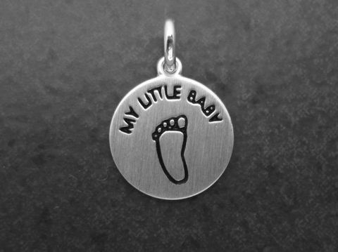 Silber Anhänger - My little Baby - 925 Sterling Silber - schnuckelig