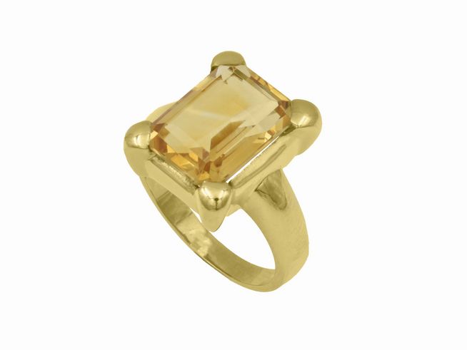 Gelbgold Ring - Hingucker - Gelbgold 585 - Topas - Gr. 58