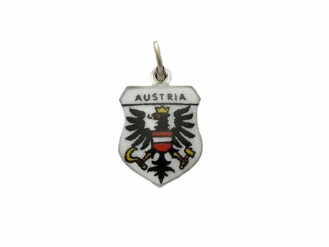 Österreich - Austria Länderwappen - Wappen - Silber Anhänger