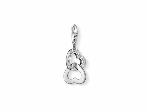 Thomas Sabo - Herz - charms Anhänger - 0863-051-14 - Silber + Zirkonia