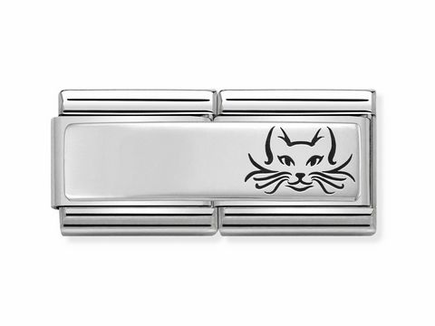 NOMINATION 330710 17 - DOUBLE Classic Silver Shine Katze