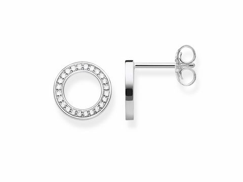 Thomas Sabo - SCH150214 - Ohrstecker - Kreise - 925 Sterling Silber, Zirkonia weiß