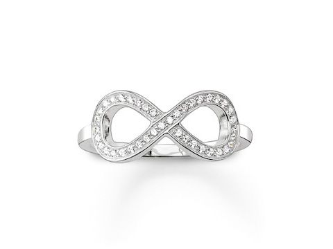 Thomas Sabo TR2014-051-14-52 Ring - Sterling Silber - Zirkonia - weiß - Gr. 52