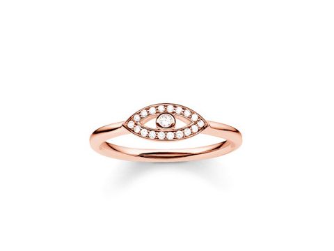 Thomas Sabo - TR2075-416-14-58 - Ring - Silber - vergoldet Roségold - Zirkonia weiß - Sterling Silver - Gr. 58