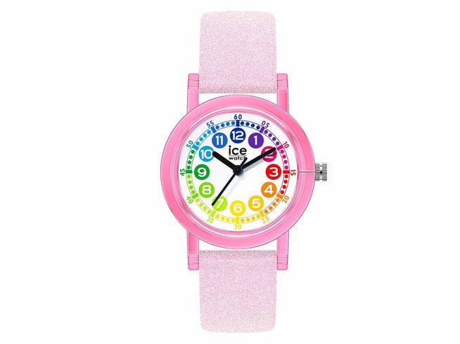 Ice Watch Uhr 022689 - ICE learning Pink Glitter - Bunt - Pink - Small