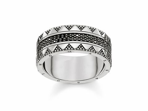 Thomas Sabo TR2107-643-11-62 - Ring - Zirkonia - Gr. 62 - Silber geschwärzt